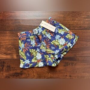 NWT Janie and Jack Tropical Floral Ruffle Hem Short 2T